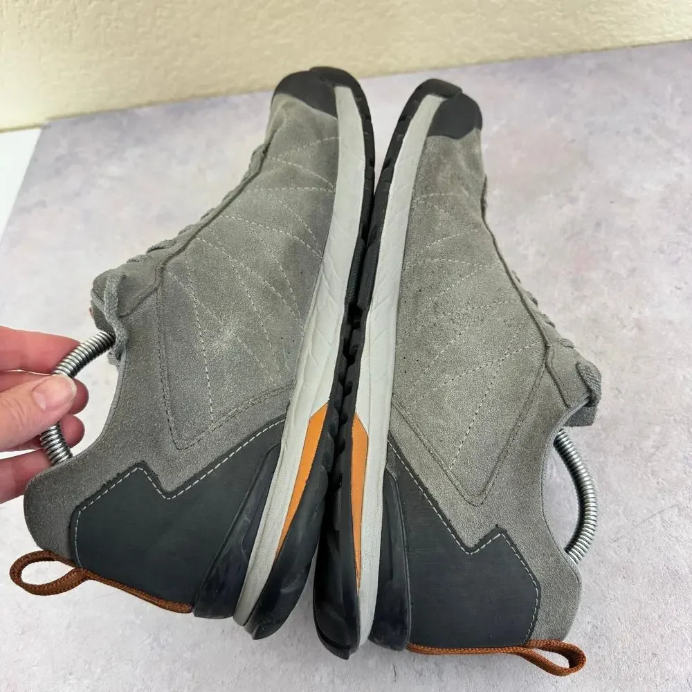 Oboz Bozeman Low Gray Suede Leather Hiking Trail Shoes Mens Size US 11.5